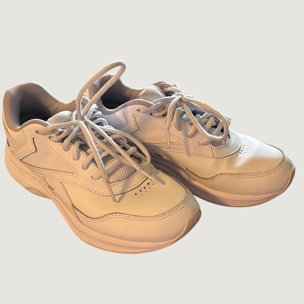 Reebok Walk Ultra 7 DMX MAX Women White Walking Sneakers Shoes 8.5 EH0863